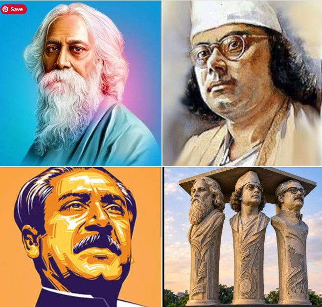 বাঙালি জাতির অস্তিত্ব স্তম্ভ ও তার তিনটি খুঁটি বা ভীত